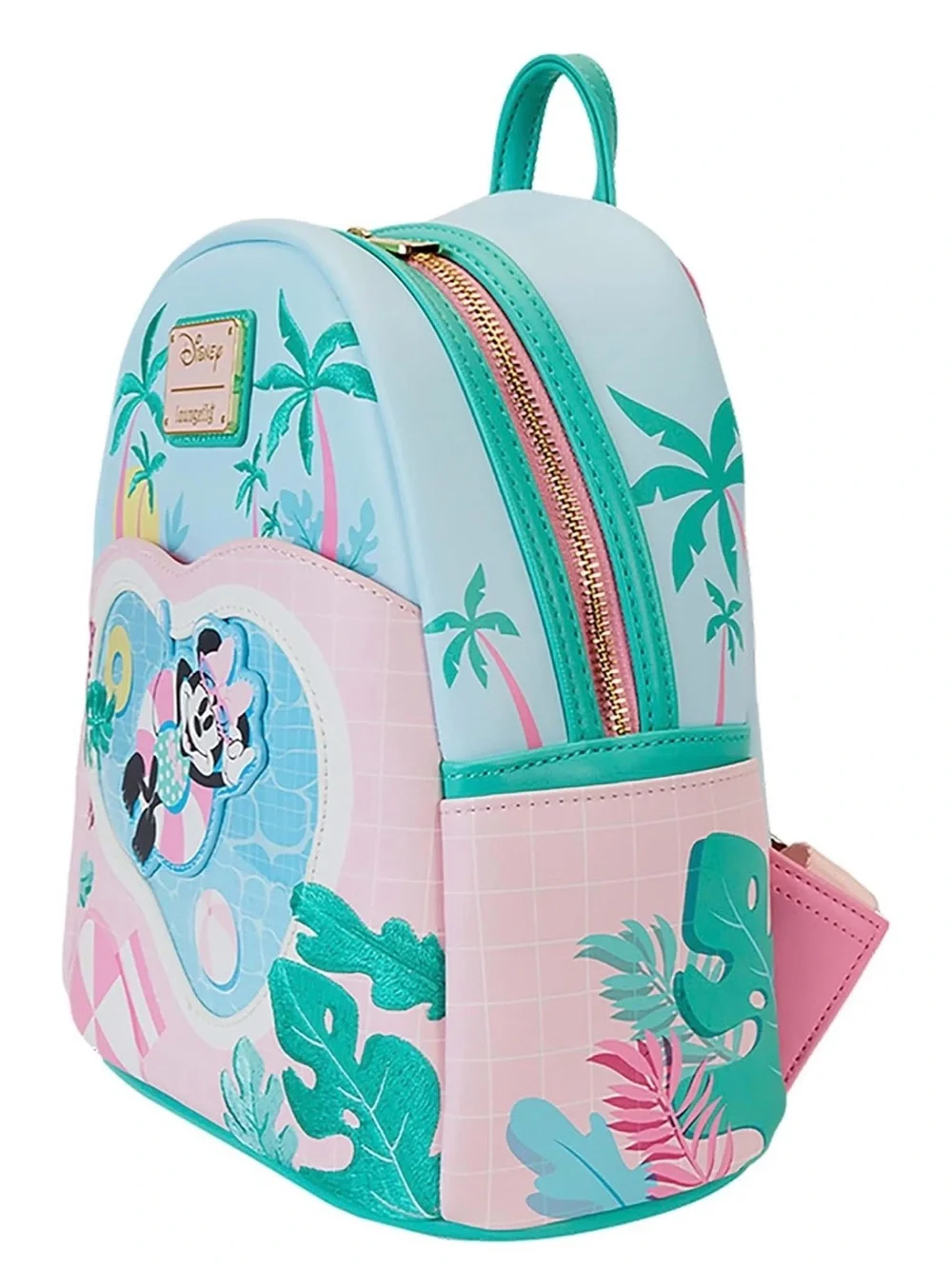 Loungefly Disney Minnie Mouse Vacation Style Poolside  Mini Backpack